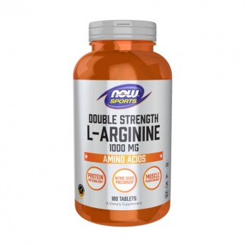 Аминокислота L‑Аргинин NOW FOODS L-ARGININE 1000 мг, 180 таблеток Аминокислота L‑Аргинин NOW FOODS L-ARGININE 1000 мг, 180 таблеток