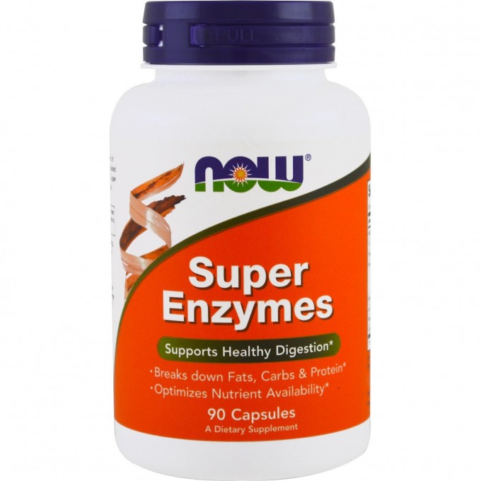 Биологически активная добавка NOW FOODS SUPER ENZYMES (Супер Энзимы), 90 капсул NS31103