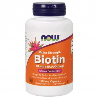 Биотин Экстра NOW FOODS Biotin Extra 10 000 мкг, 120 капсул Биотин Экстра NOW FOODS Biotin Extra 10 000 мкг, 120 капсул