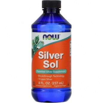 Коллоидное серебро NOW FOODS SILVER SOL, 237 мл.