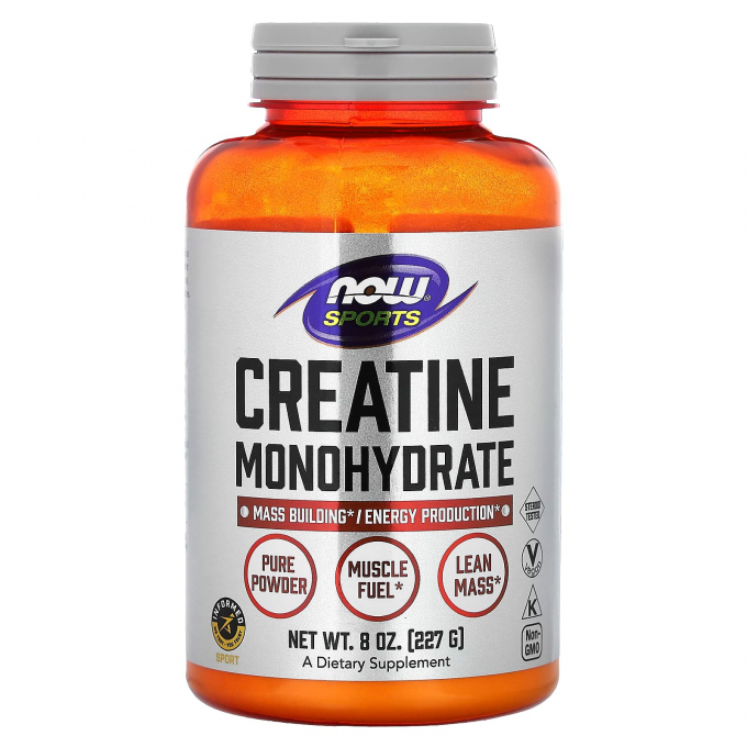 Моногидрат креатина NOW FOODS CREATINE POWDER (8 OZ) 227g NS29512
