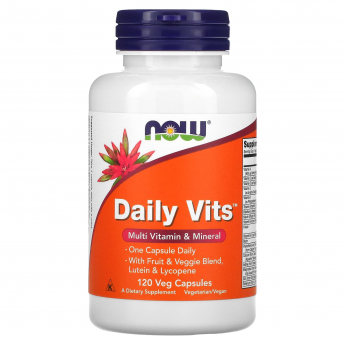 Мультивитамины NOW FOODS DAILY VITS 120